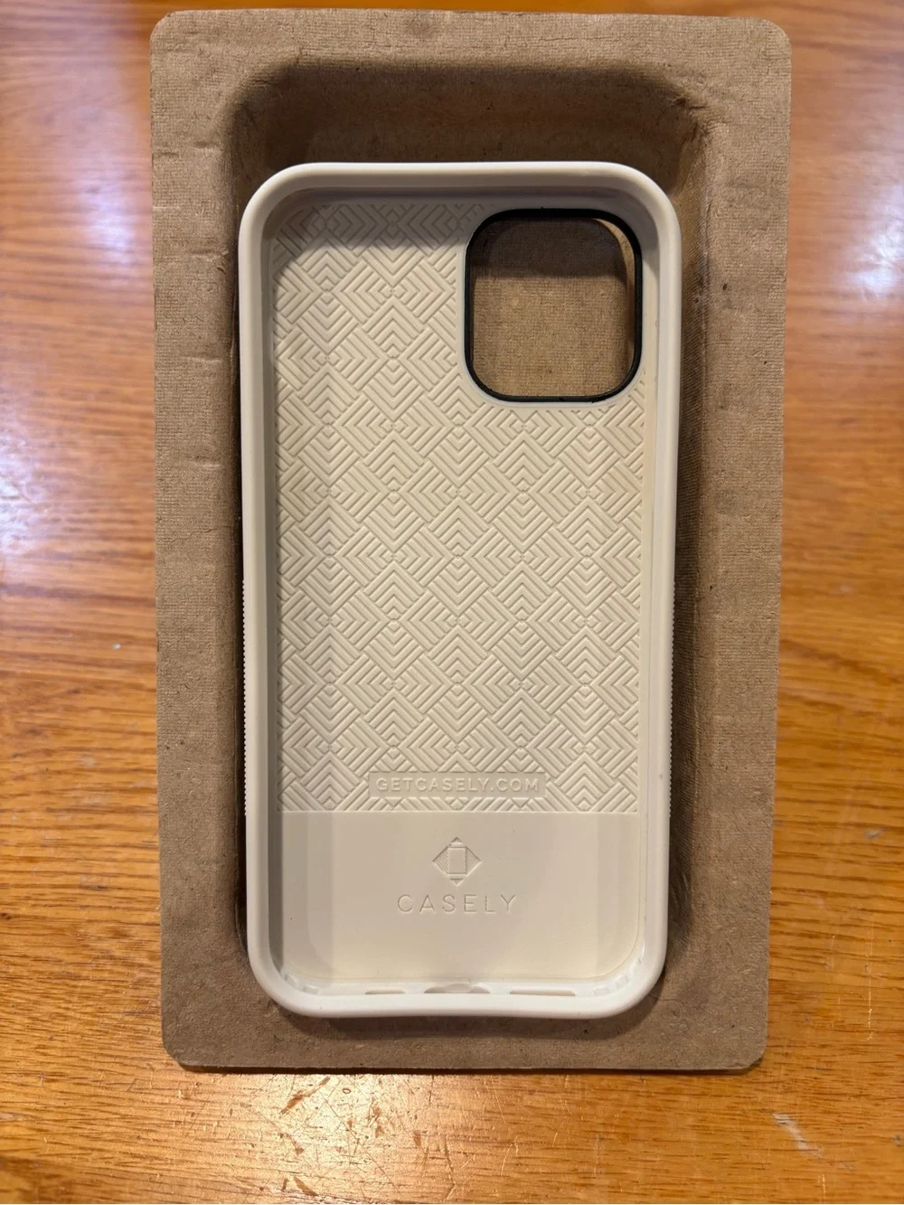 Casely Taupe on Nude Ultra- Protective Bold Case - iPhone 12 and iPhone 12 Pro
